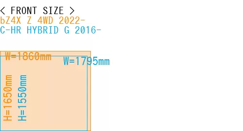 #bZ4X Z 4WD 2022- + C-HR HYBRID G 2016-